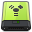 Green Firewire Icon 32x32 png